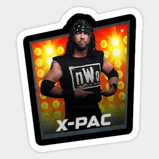 X-Pac/////Card Game Concept Design Sticker